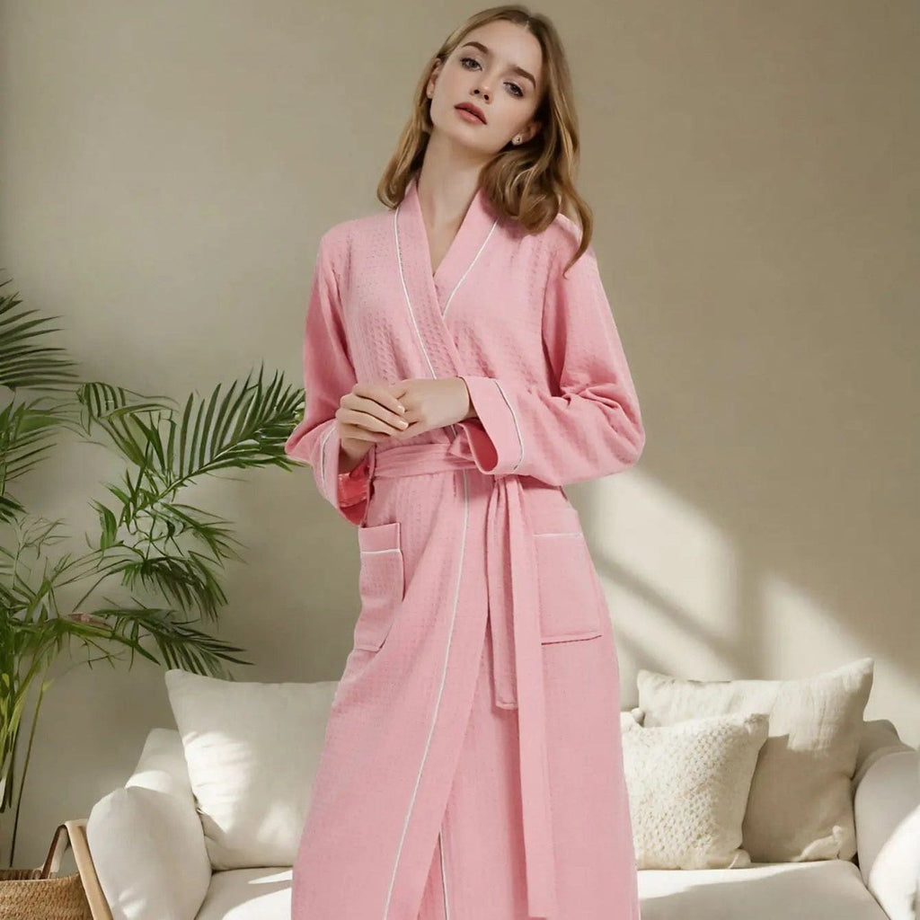 Robe de Chambre Femme Nid d’Abeille