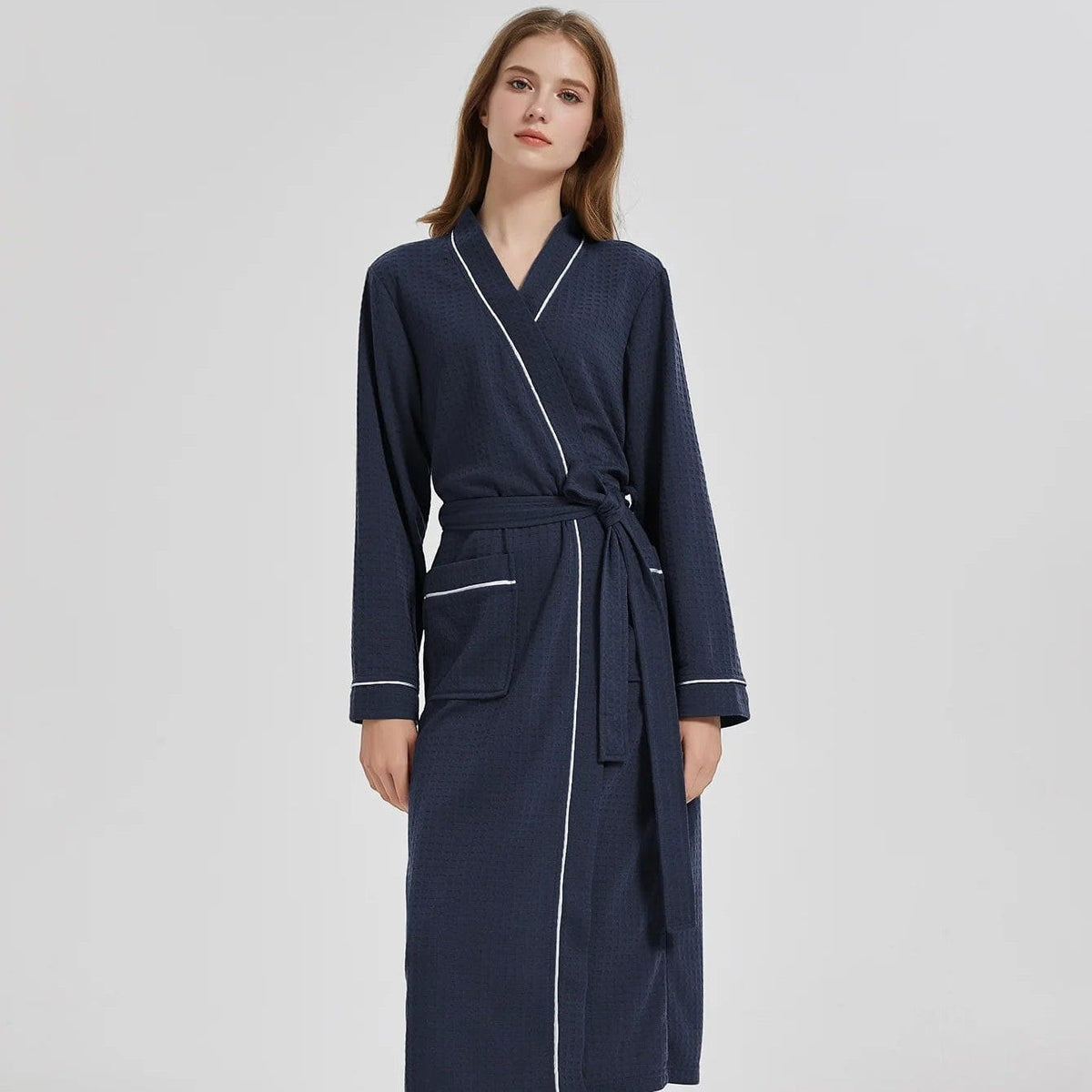 Robe de Chambre Femme Nid d’Abeille