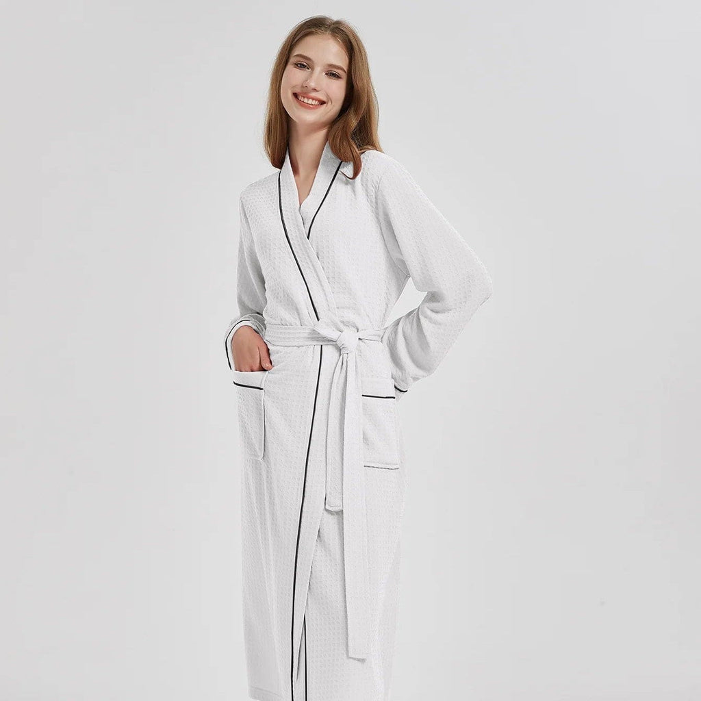 Robe de Chambre Femme Nid d’Abeille