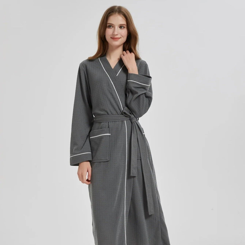 Robe de Chambre Femme Nid d’Abeille