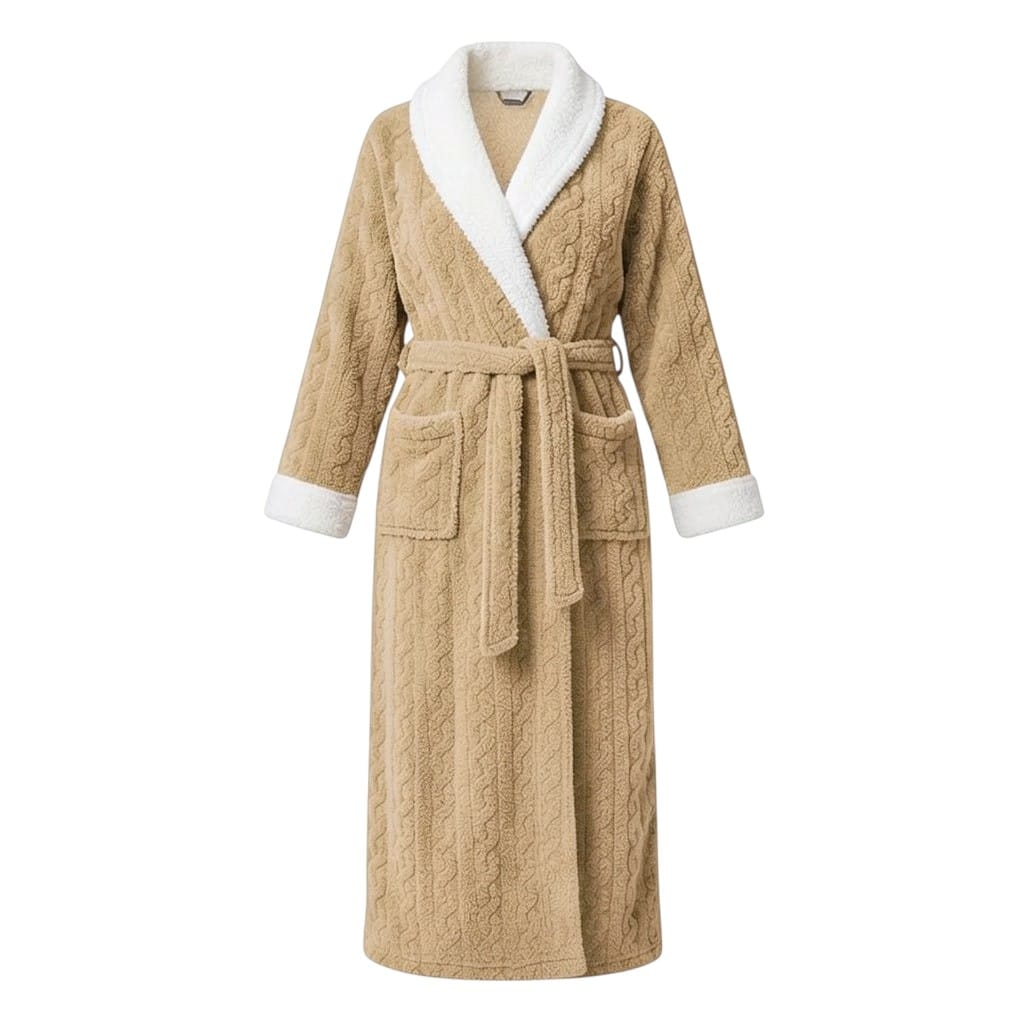 Robe de Chambre Femme Polaire Cocooning