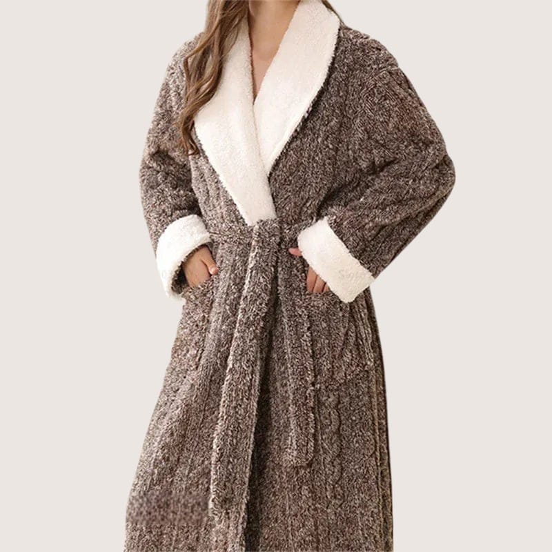Robe de Chambre Femme Polaire Cocooning