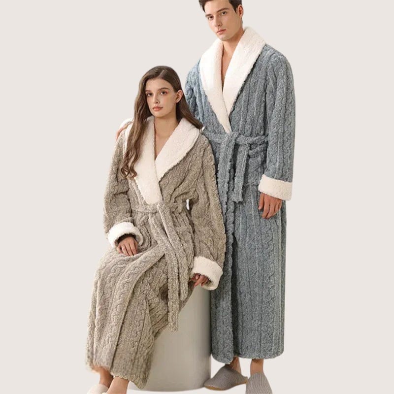 Robe de Chambre Femme Polaire Cocooning