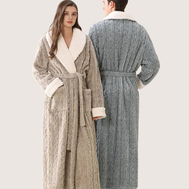 Robe de Chambre Femme Polaire Cocooning