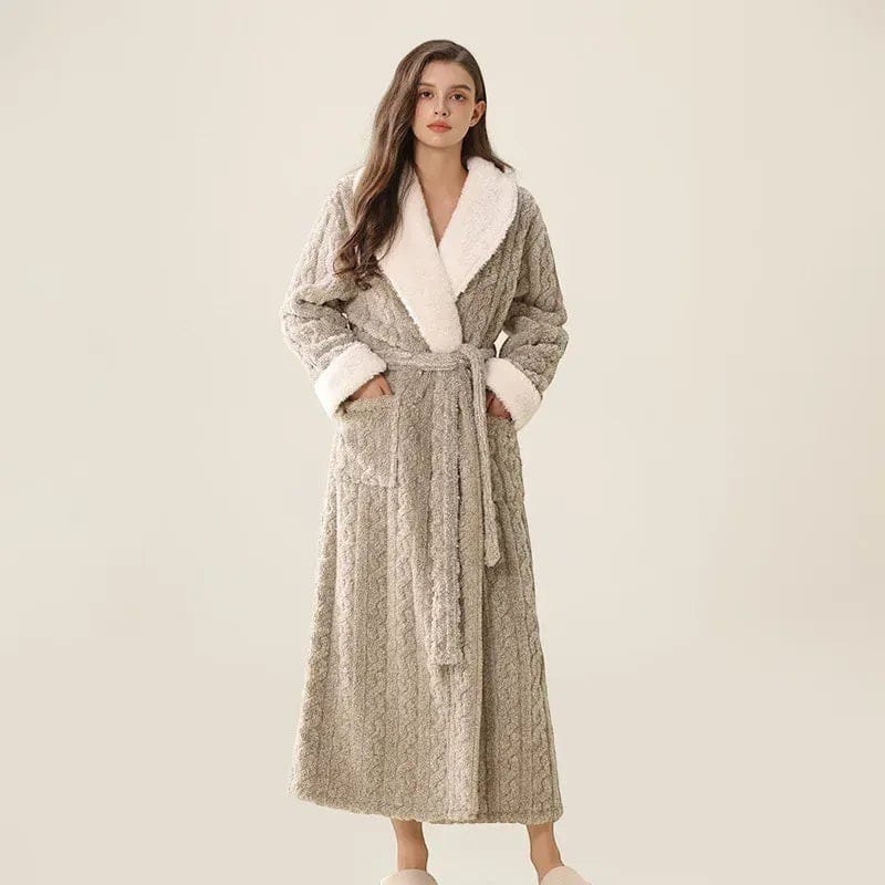 Robe de Chambre Femme Polaire Cocooning