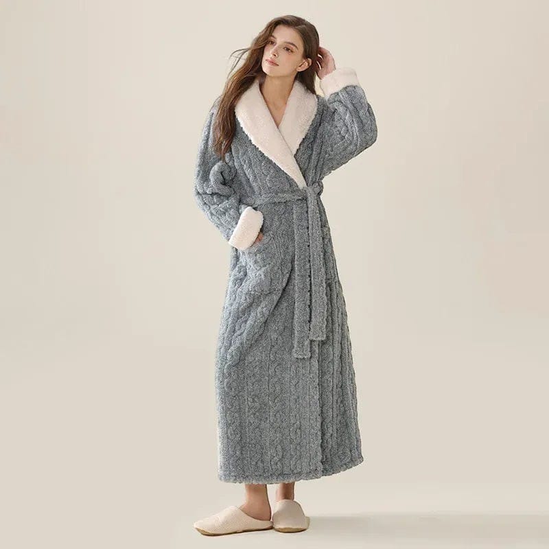 Robe de Chambre Femme Polaire Cocooning