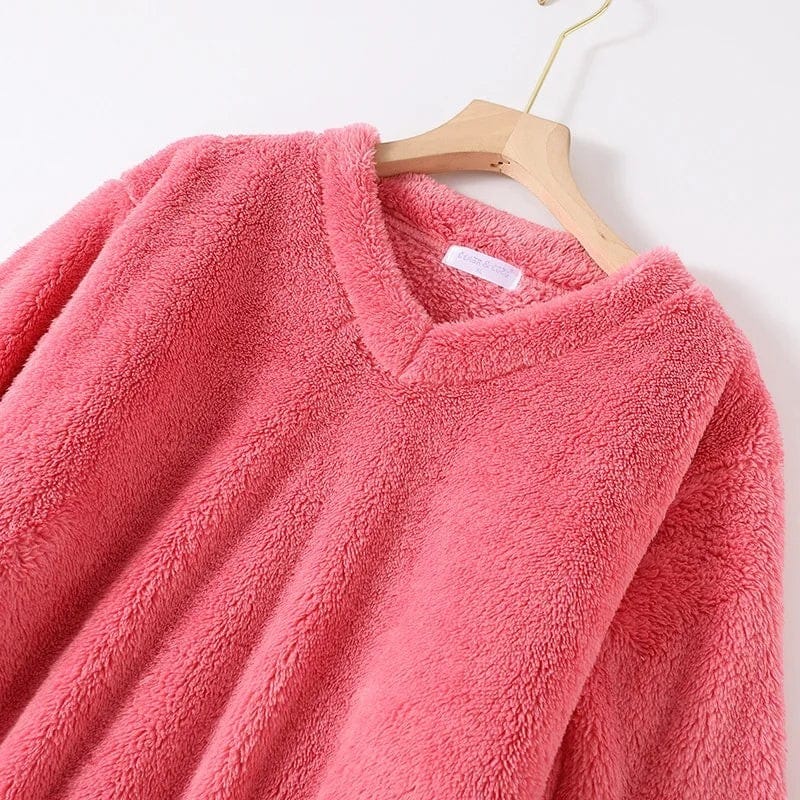 Robe de Chambre Femme Polaire Col V Image