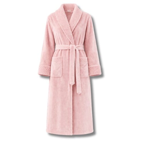 Robe de Chambre Femme Polaire Long Grande Taille