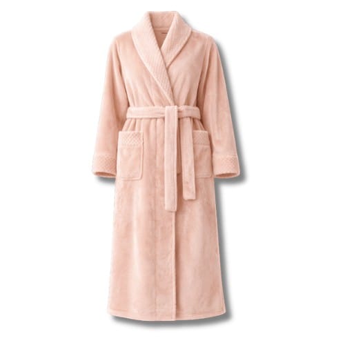 Robe de Chambre Femme Polaire Long Grande Taille