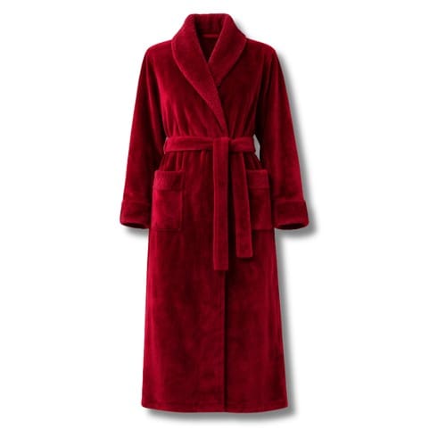 Robe de Chambre Femme Polaire Long Grande Taille