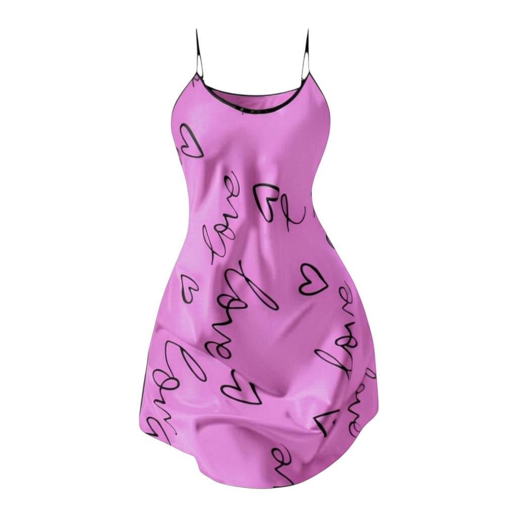 Robe de chambre Femme Satin Imprimée Été
