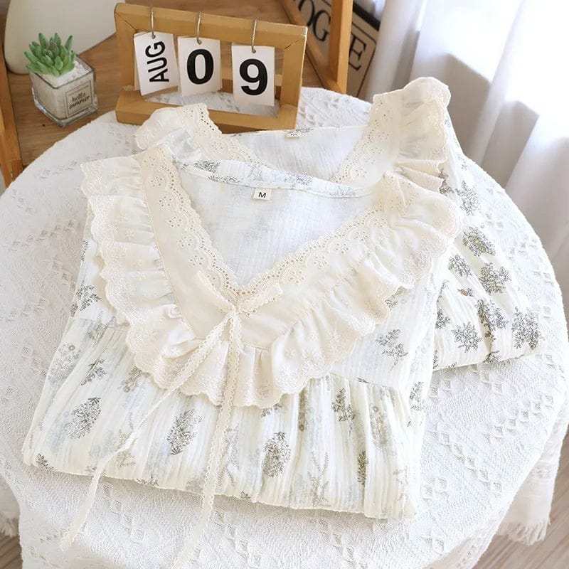 Robe de Chambre Femme Style Français