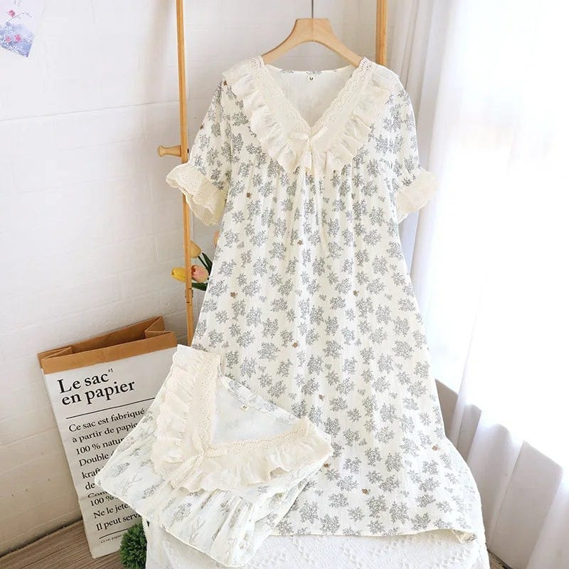 Robe de Chambre Femme Style Français