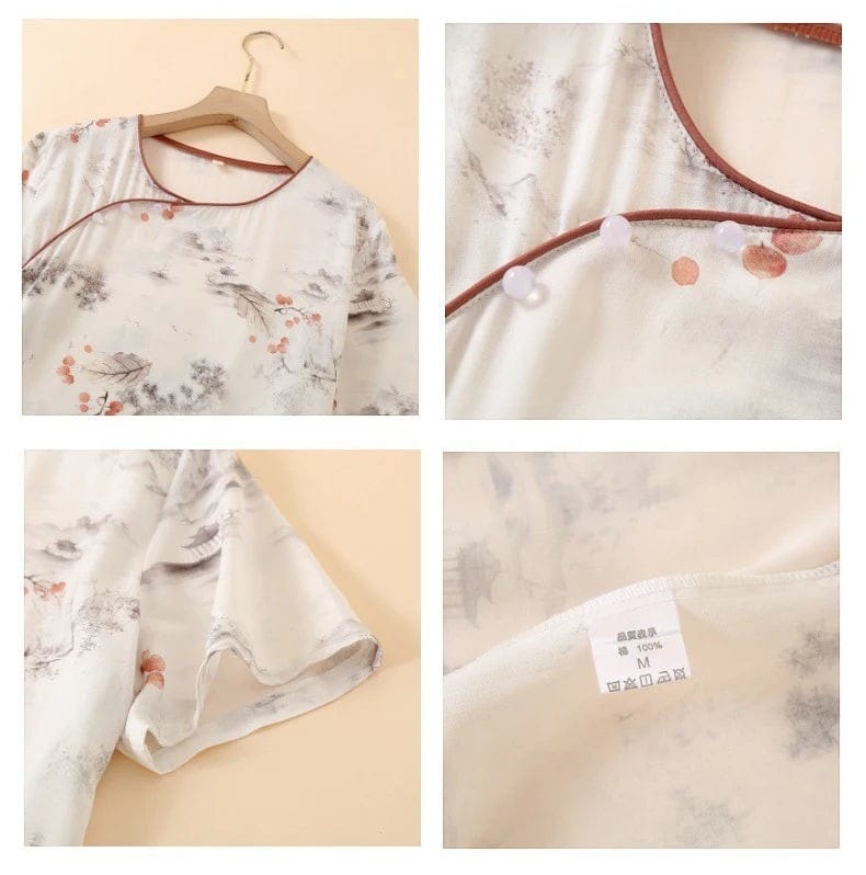 Robe de Chambre Femme Viscose Ethnique