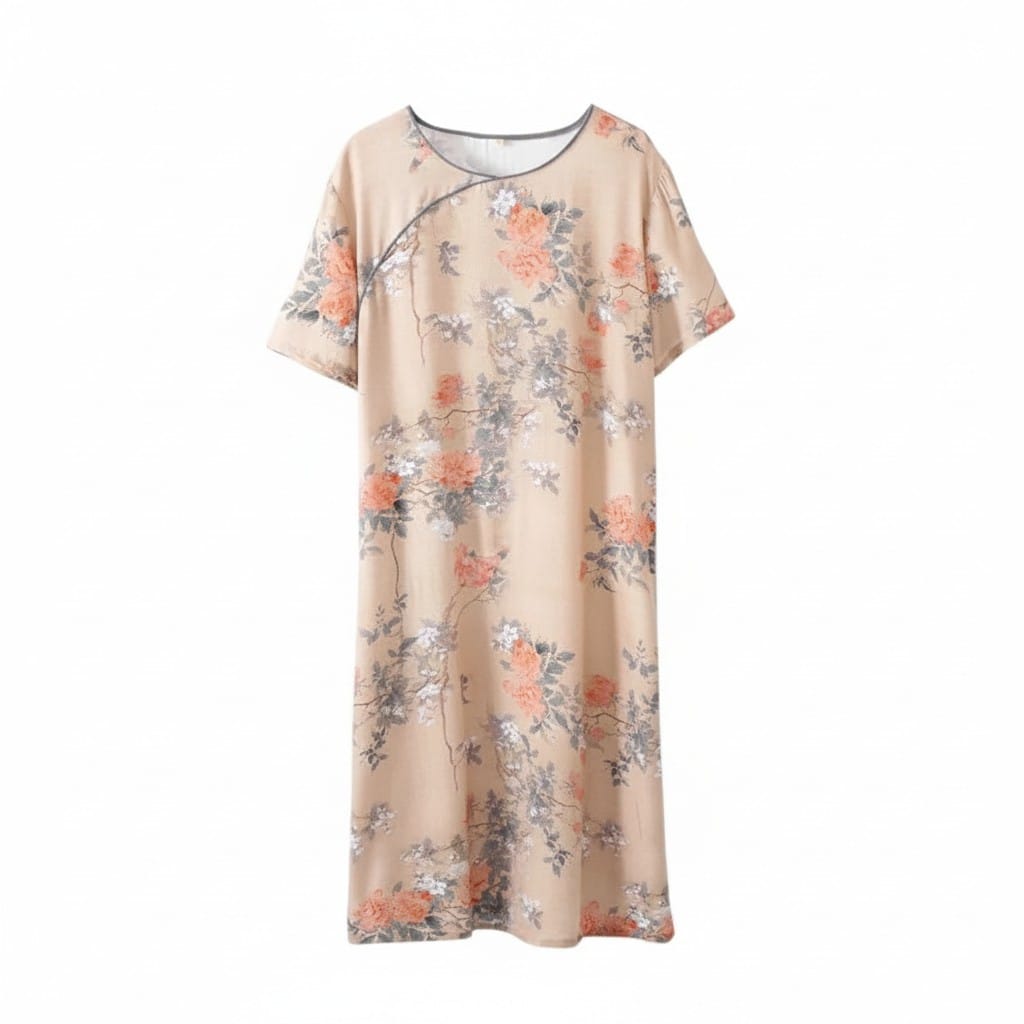Robe de Chambre Femme Viscose Ethnique