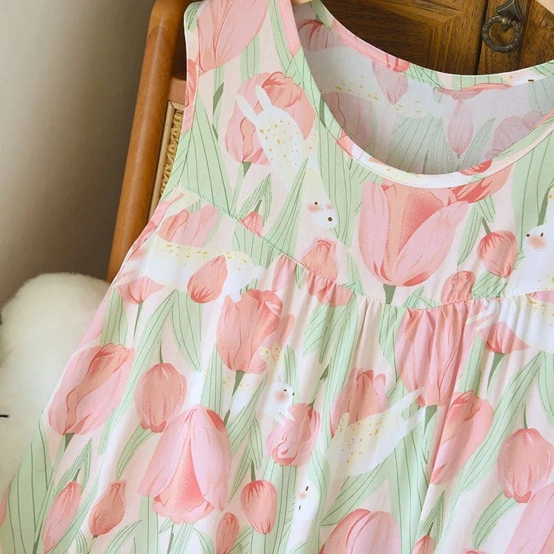 Robe de Chambre Femme Viscose Sans Manches