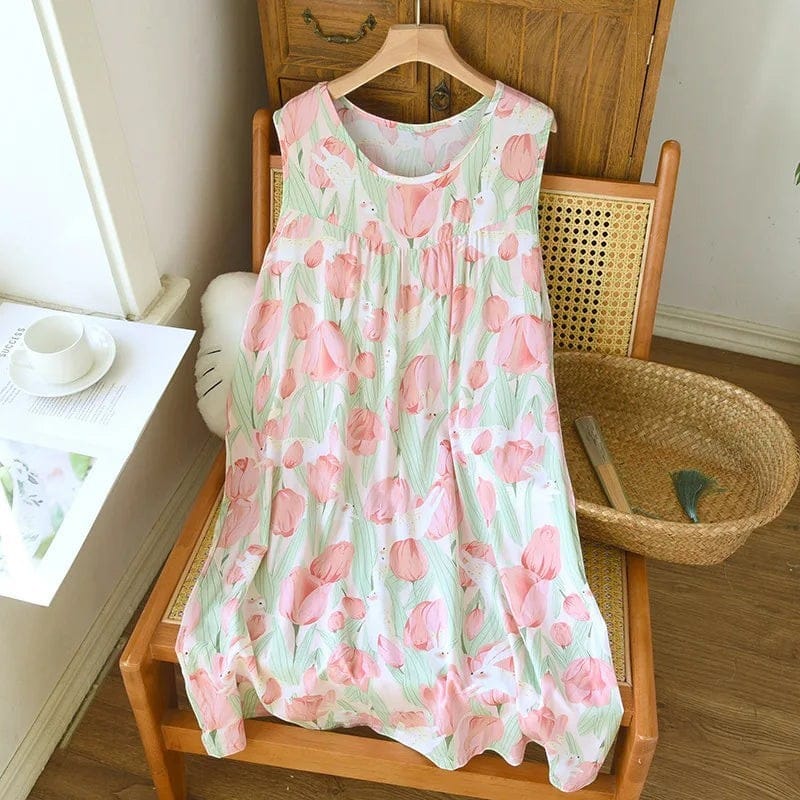 Robe de Chambre Femme Viscose Sans Manches