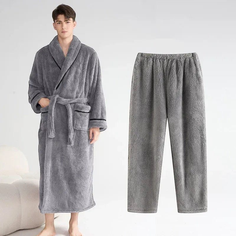 Robe de Chambre Homme avec Pantalon