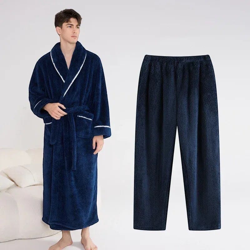 Robe de Chambre Homme avec Pantalon