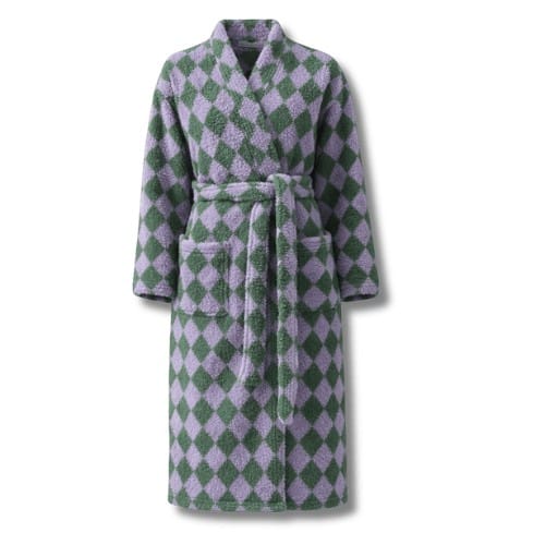 Robe de Chambre Homme Chaude Carreaux
