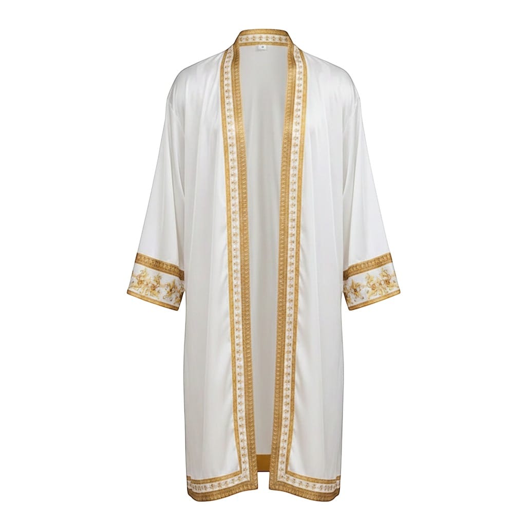 Robe de Chambre Homme Luxe Ensemble 2 Pièces