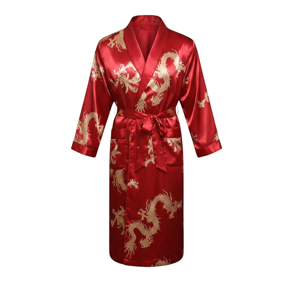 Robe de Chambre Homme Luxe Ensemble Pantalon