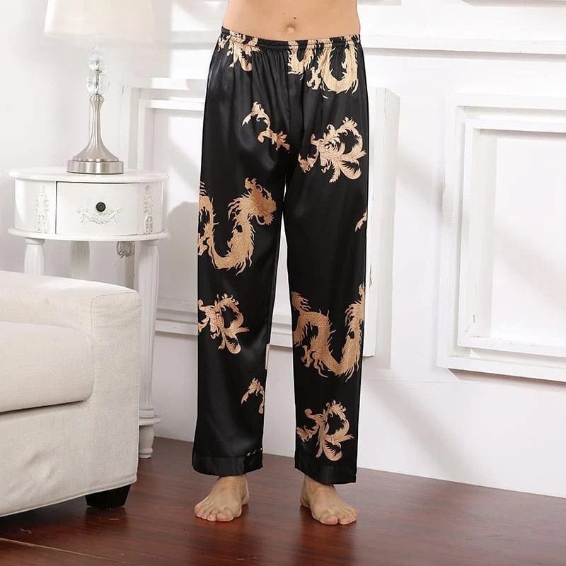 Robe de Chambre Homme Luxe Ensemble Pantalon