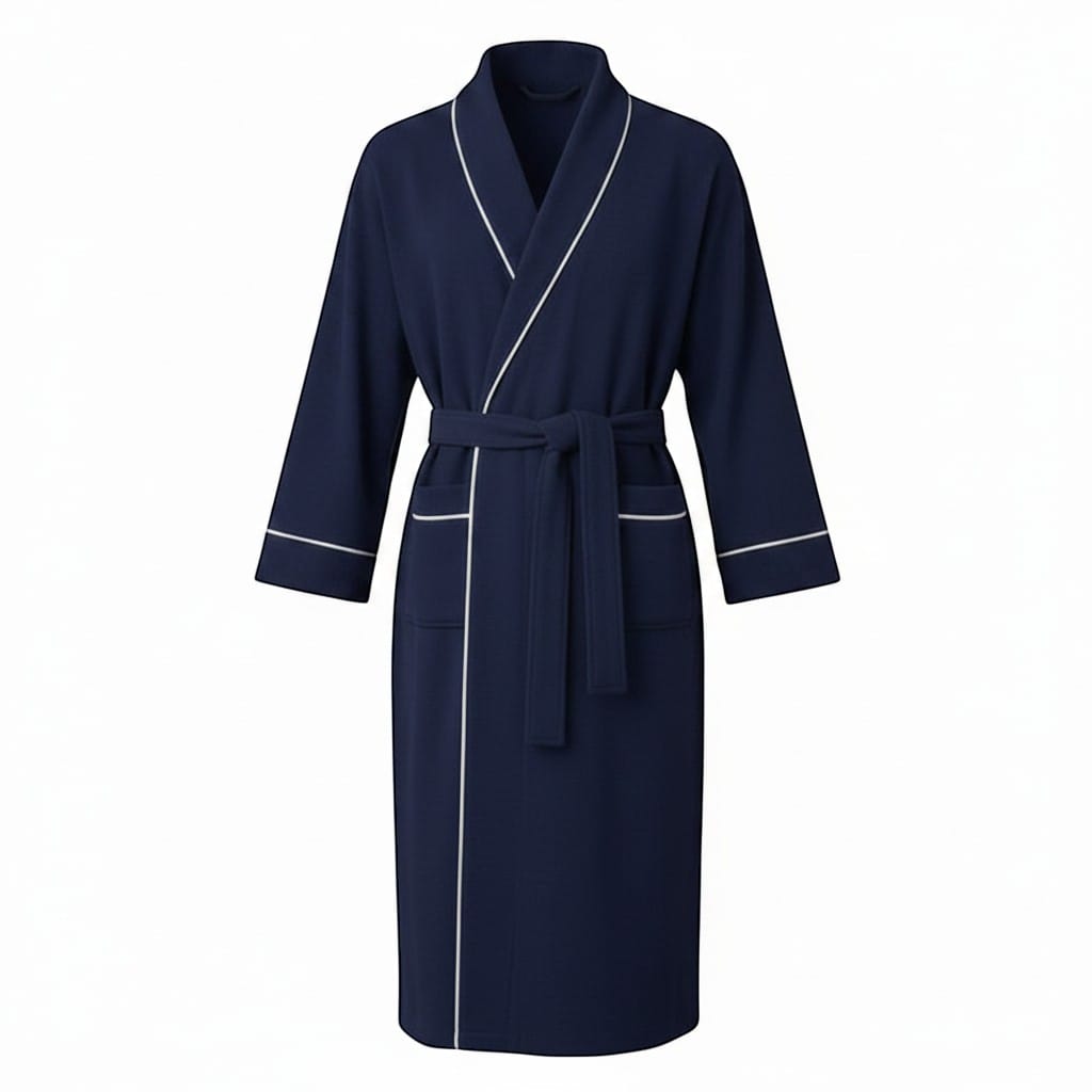 Robe de Chambre Homme Nid d’Abeille
