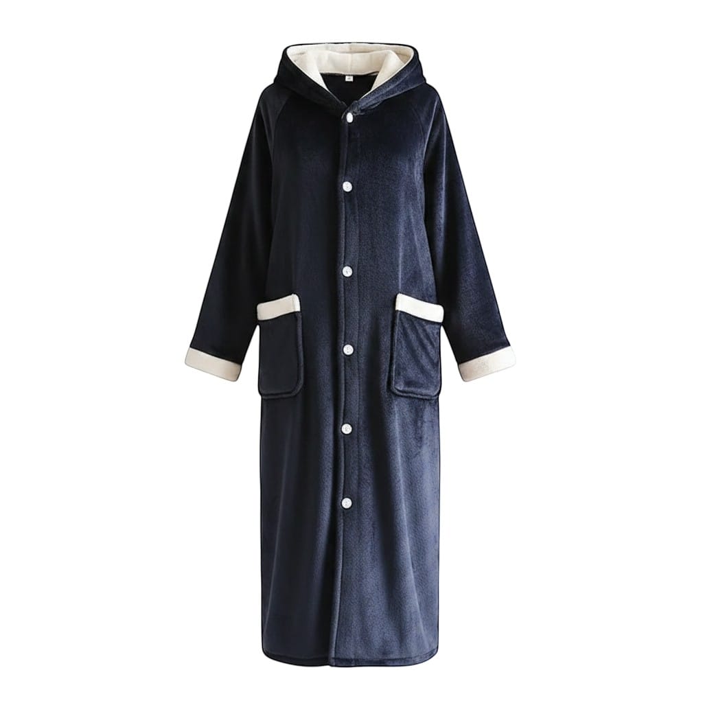 Robe de Chambre Homme Polaire Velours Épais