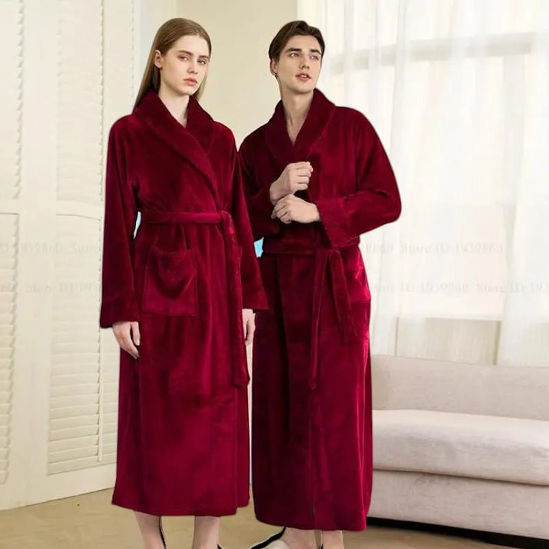 Robe de Chambre Homme Velours Long Grande Taille