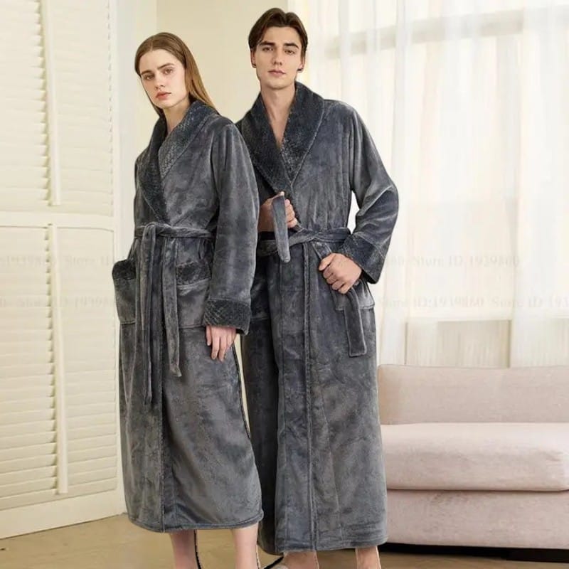Robe de Chambre Homme Velours Long Grande Taille