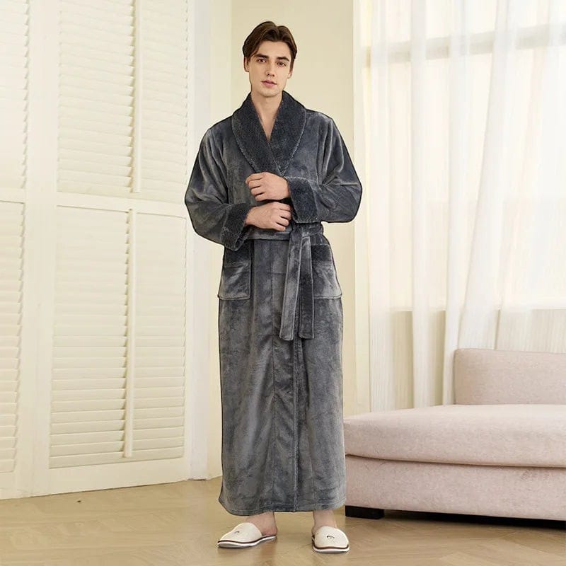 Robe de Chambre Homme Velours Long Grande Taille