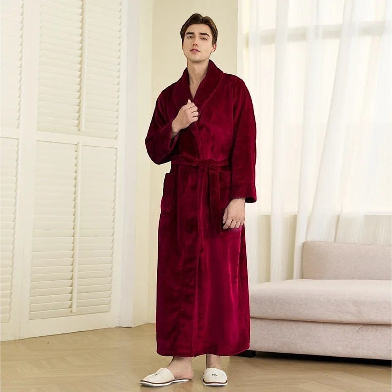 Robe de Chambre Homme Velours Long Grande Taille