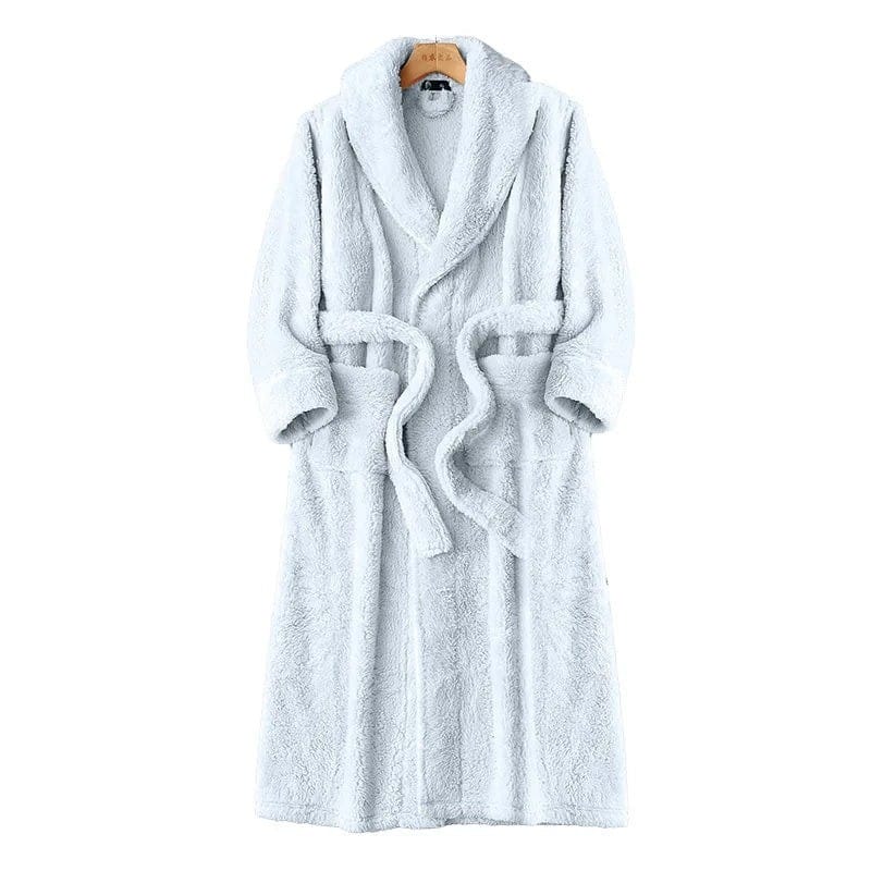 Robe de Chambre Polaire Femme Long Grande Taille