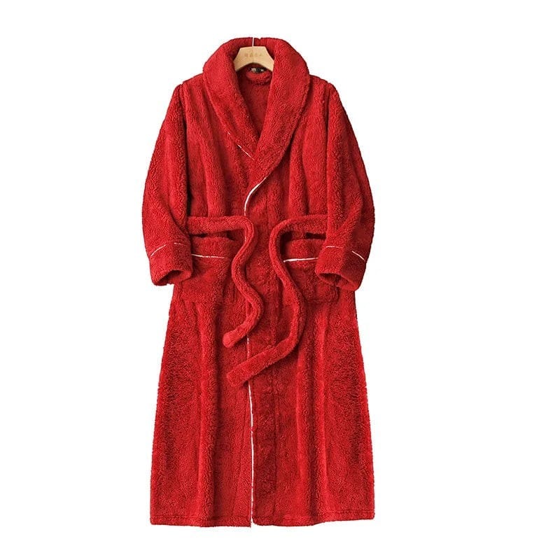 Robe de Chambre Polaire Femme Long Grande Taille