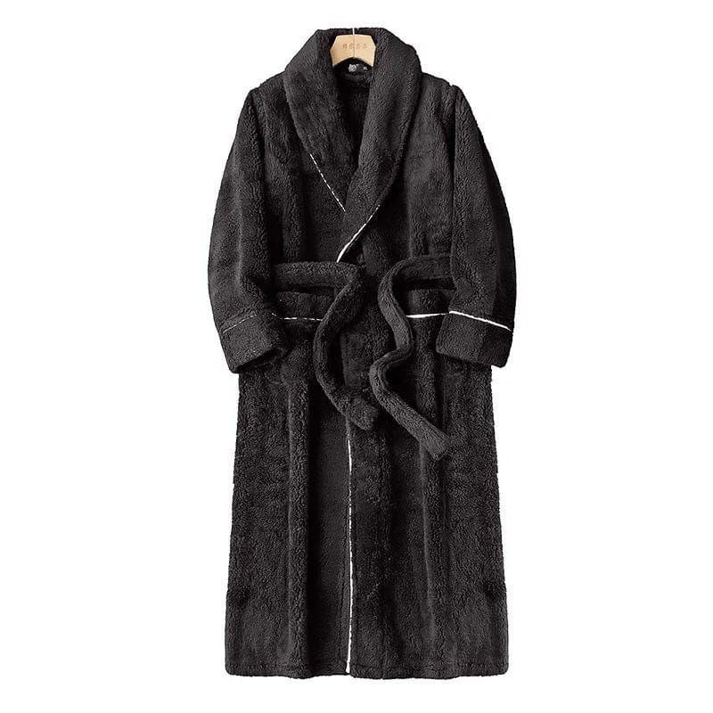 Robe de Chambre Polaire Femme Long Grande Taille