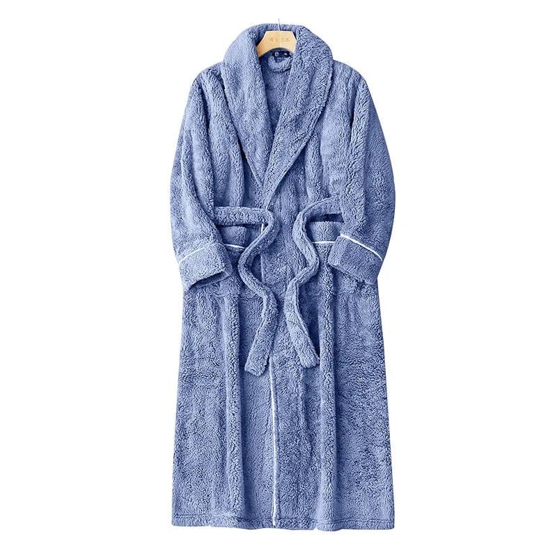 Robe de Chambre Polaire Homme Long Grande Taille