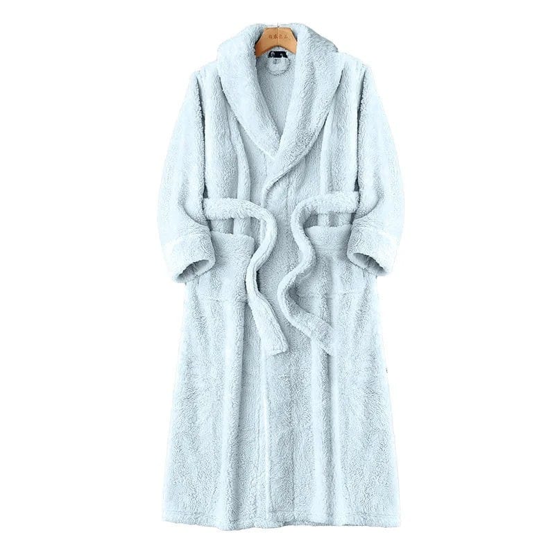 Robe de Chambre Polaire Homme Long Grande Taille