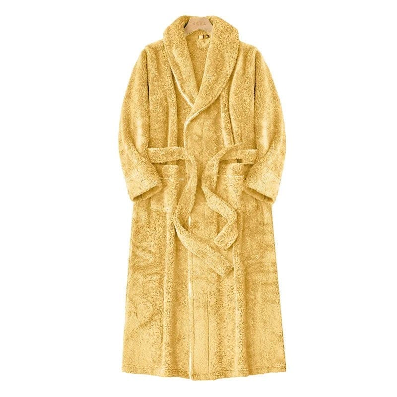 Robe de Chambre Polaire Homme Long Grande Taille