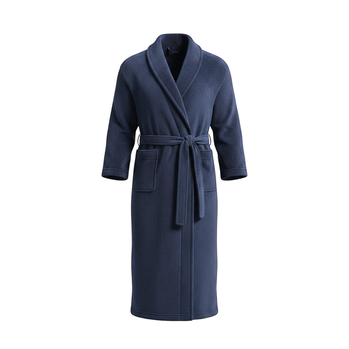 Robe de Chambre Polaire Homme Mi-Long Épais