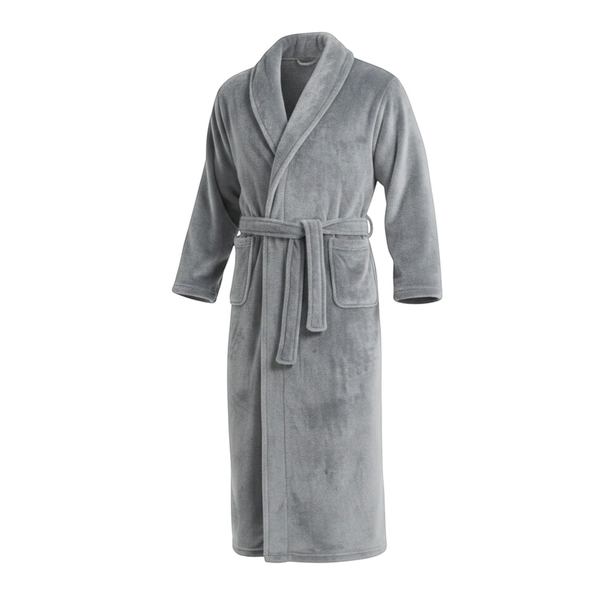 Robe de Chambre Polaire Homme Mi-Long Épais